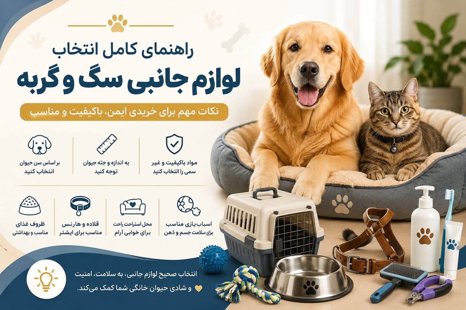 خرید لوازم جانبی سگ و گربه