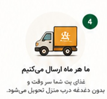 ارسال ماهیانه غذای پت