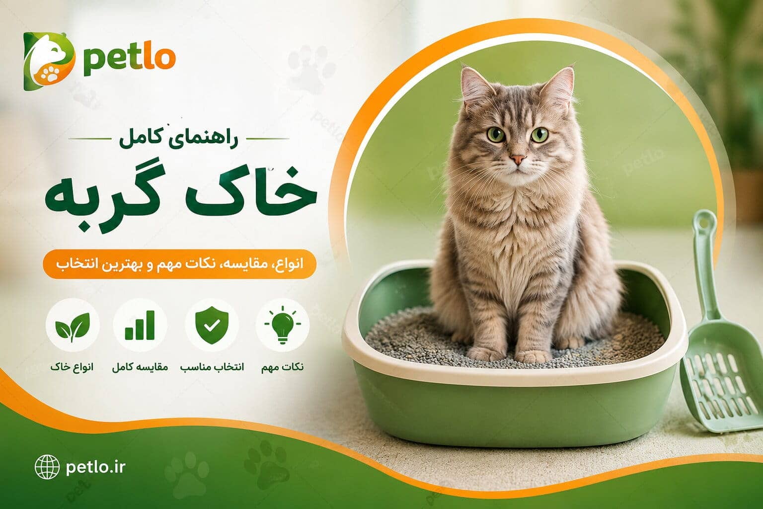 مقایسه انواع خاک گربه